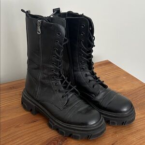Dream Pairs Black Combat Boots